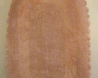 Vintage Chenille Cannon Monticello Bathroom Rugs (Pair)