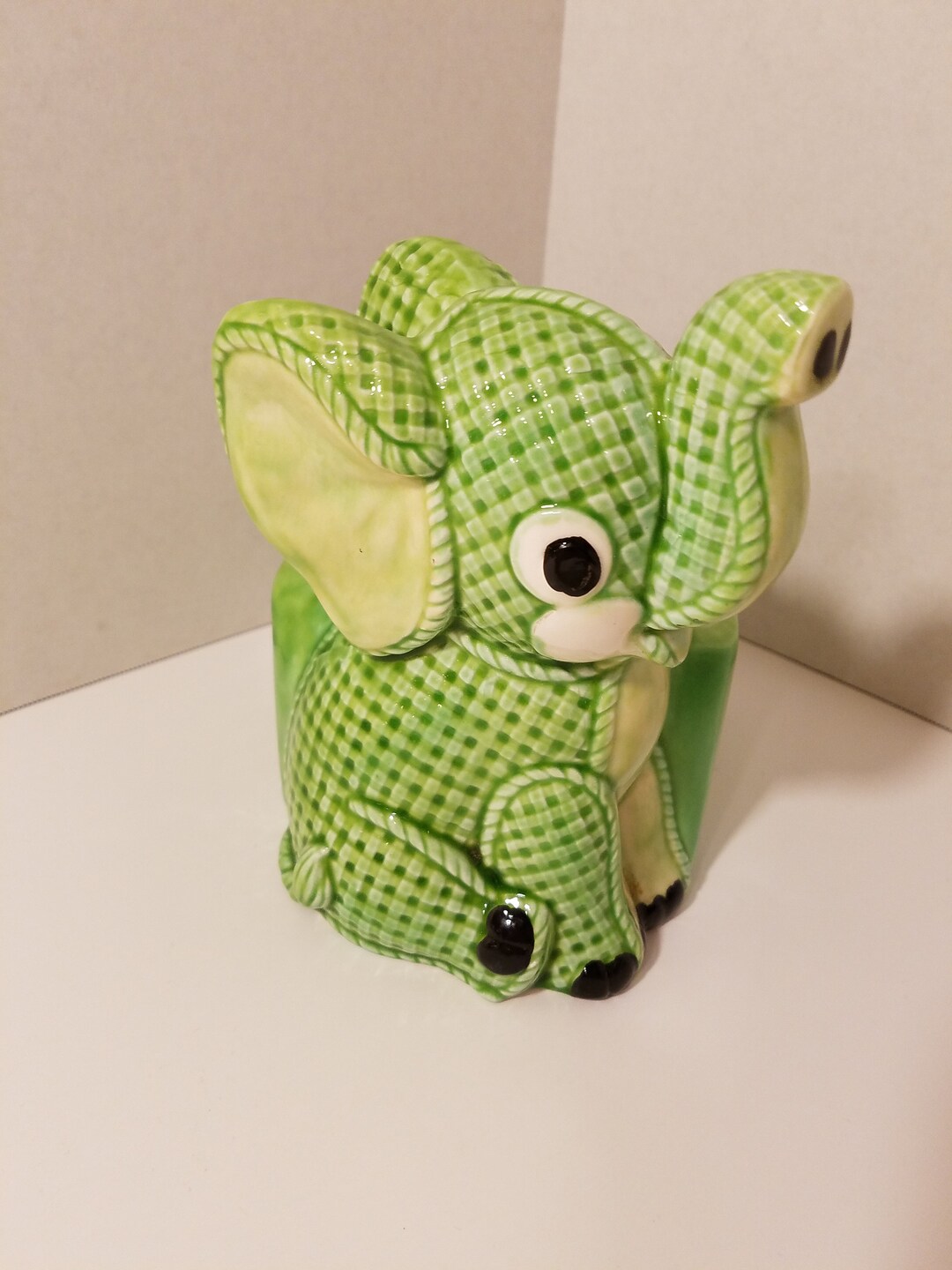 Buy Vintage Ceramic Baby Elephant Planter / Children's Room / Rare