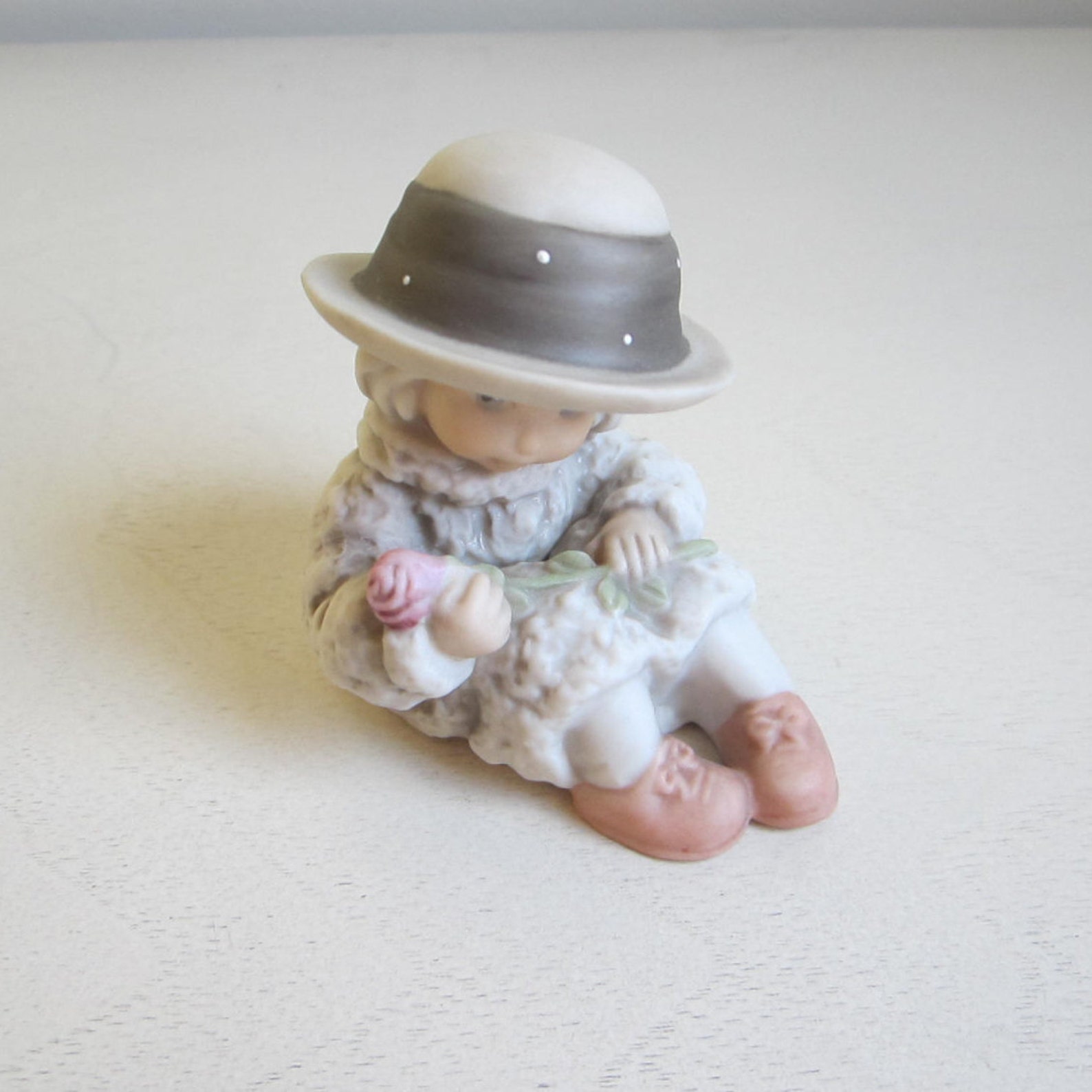 1995 Kim Anderson Bisque Porcelain Figurine / Sweet Memories / Etsy