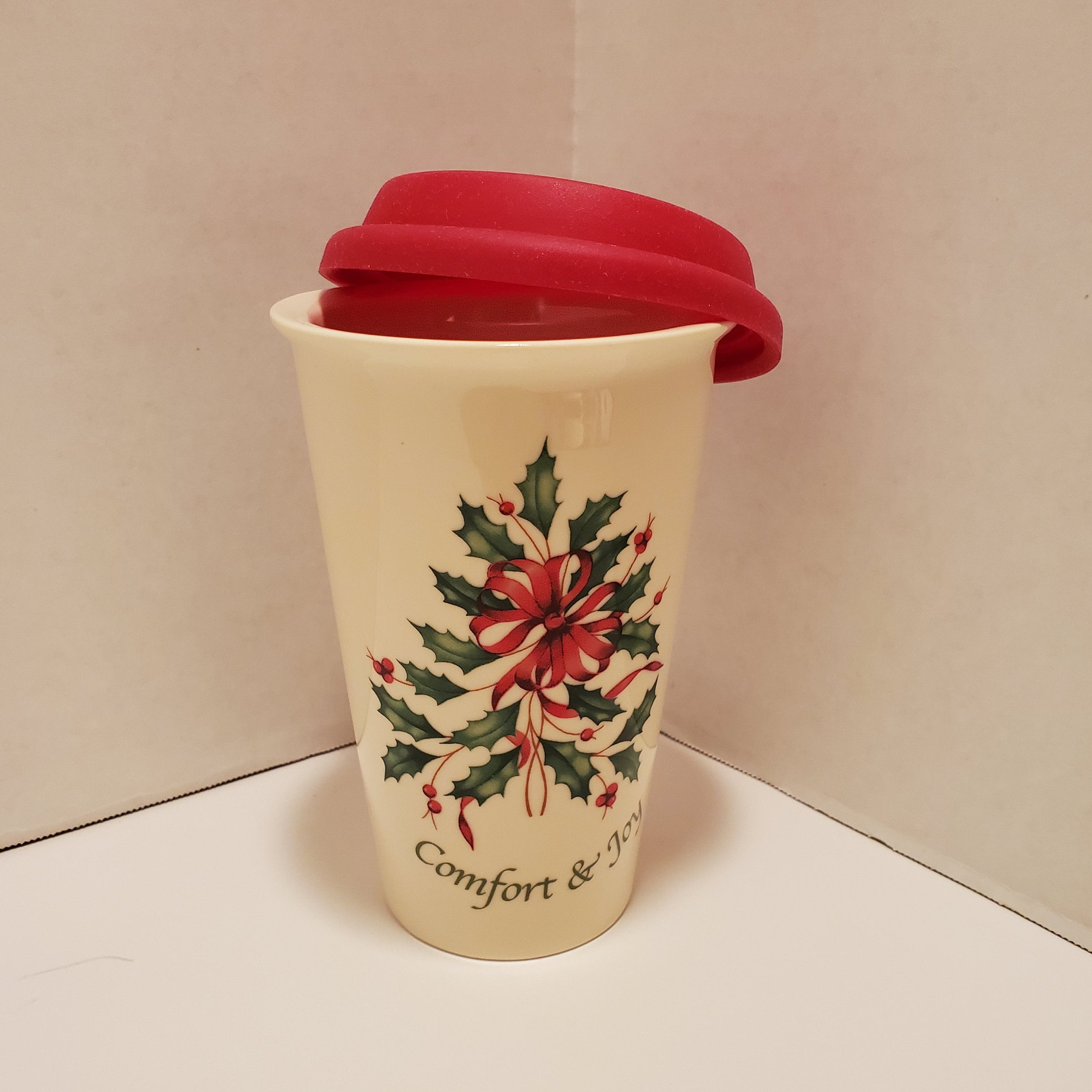 Lenox Holiday Comfort & Joy Travel Mug / Insulated Etsy