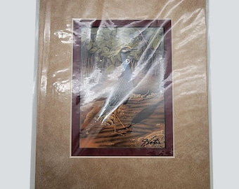 Lithographie signée Bihoreau gris par John Costin