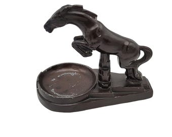 Art Deco Jumping Horse Ashtray Nuart Creations