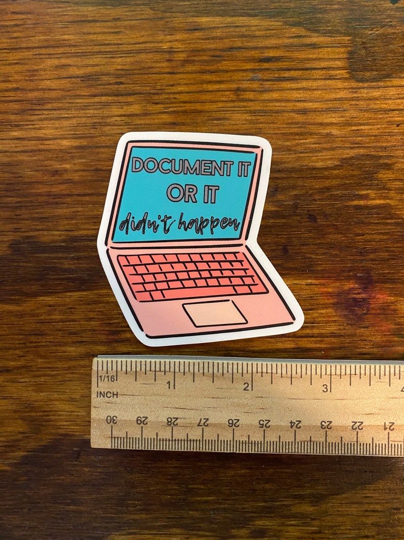 Social Worker Sticker Laptop Sticker Casework Documenting - Etsy