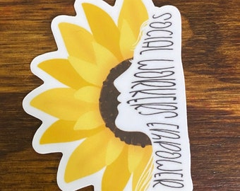 Social Worker sticker, Laptop sticker, casework documenting, documentation, social work decal