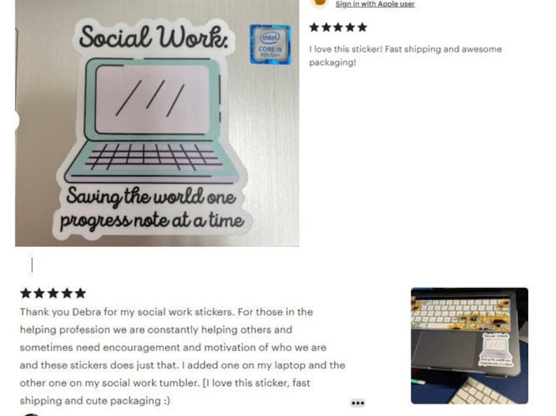 Ssw Sticker Social Work Sticker, Progress Notes, Social Worker Decal, Casework ...