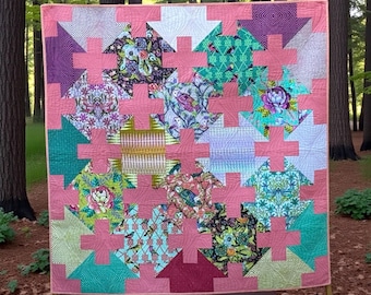 Moderner Quilt Überwurf