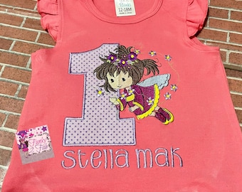 Camiseta de cumpleaños de hadas