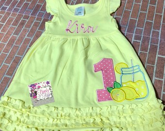 Camiseta de cumpleaños de limonada