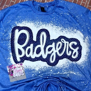 Adult Team Bubble Design Bleached, and Sublimated, Shirt