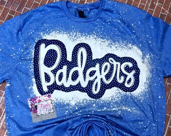 Diseño de burbuja del equipo juvenil Camiseta blanqueada y sublimada