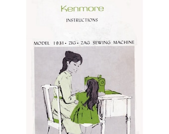 Manual de instrucciones/funcionamiento/guía del usuario a color para los modelos Kenmore 1931, 158.19310 y 158.19311.
