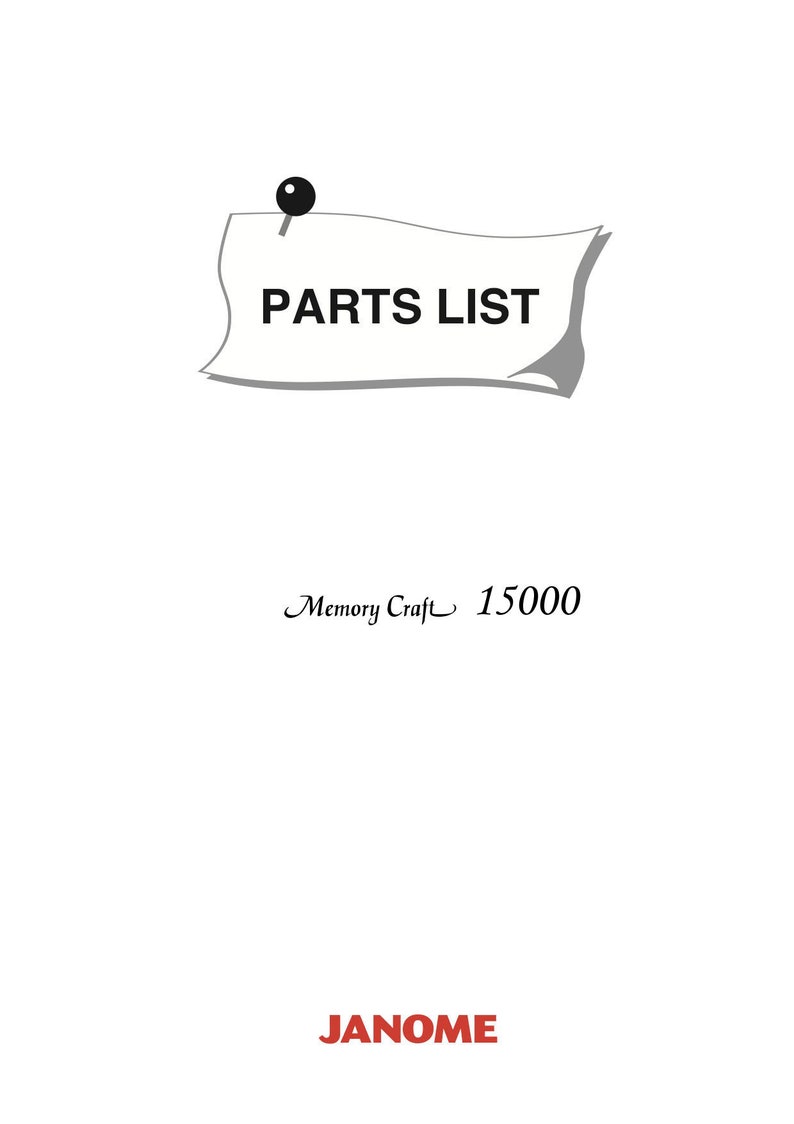 JANOME Memory Craft MC15000 MC15000 Sewing Embroidery Machine Service