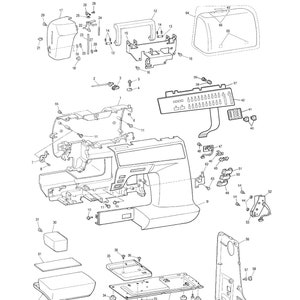 Baby Lock Pro Line BL7800 Service / Repair Manual & Parts / SCHEMATIC ...