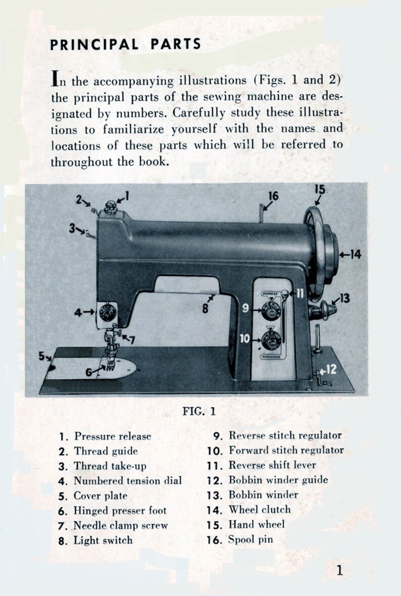 White Rotary Sewing Machine Instruction Book Models 6775, E6354, 6791