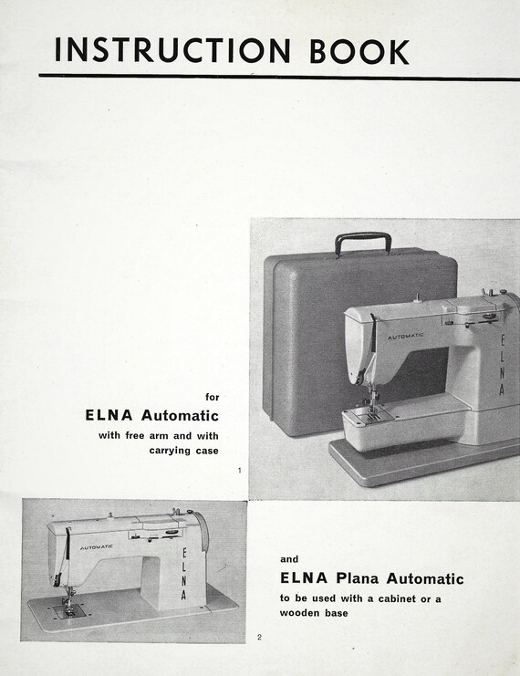 Elna SU Vintage Sewing Machine 