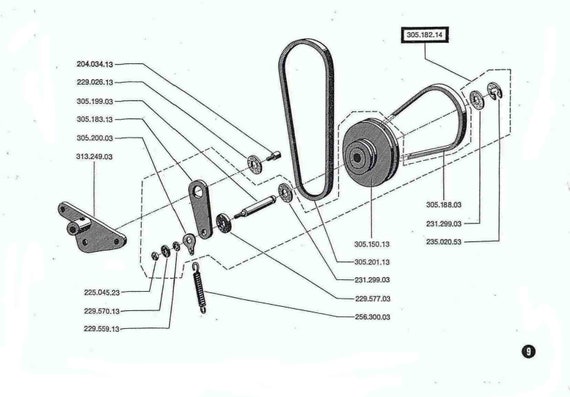 Vintage Bernina Record 830, 831, 832 Sewing Machine Service Manual & Spare Parts Book * PDF Download