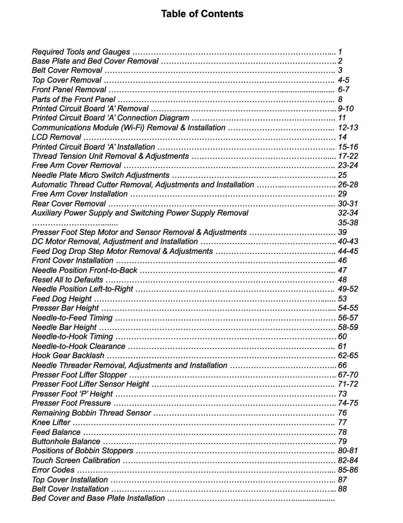 JANOME Memory Craft MC15000 MC15000 Sewing Embroidery Machine Service