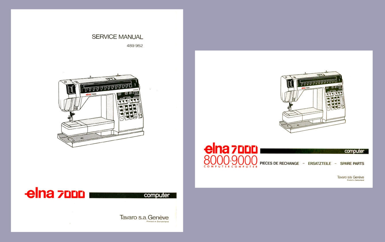 Elna 7000 Sewing machine Service Manual and Parts / Schematics Etsy