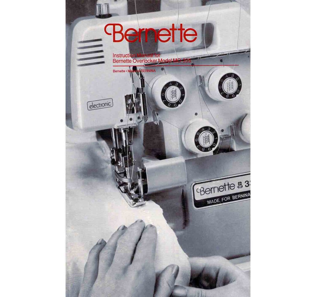 MO335 Serger Overlock Instruction / Operating Manual User's