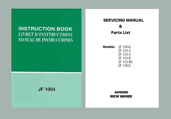 Manual De Instrucciones Maquina De Coser New Home - Noticias Máquina
