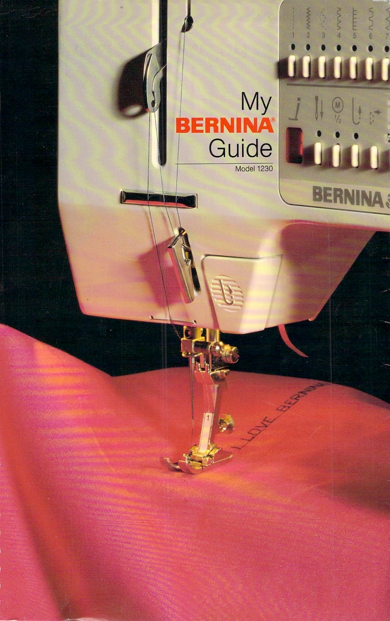 Instruction and Service Manuals for Vintage Bernina 1230 PDF Download
