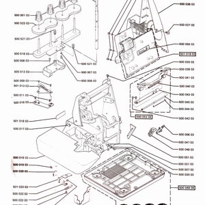 Bernette MO-234 Serger Instruction / Operating manual Service | Etsy