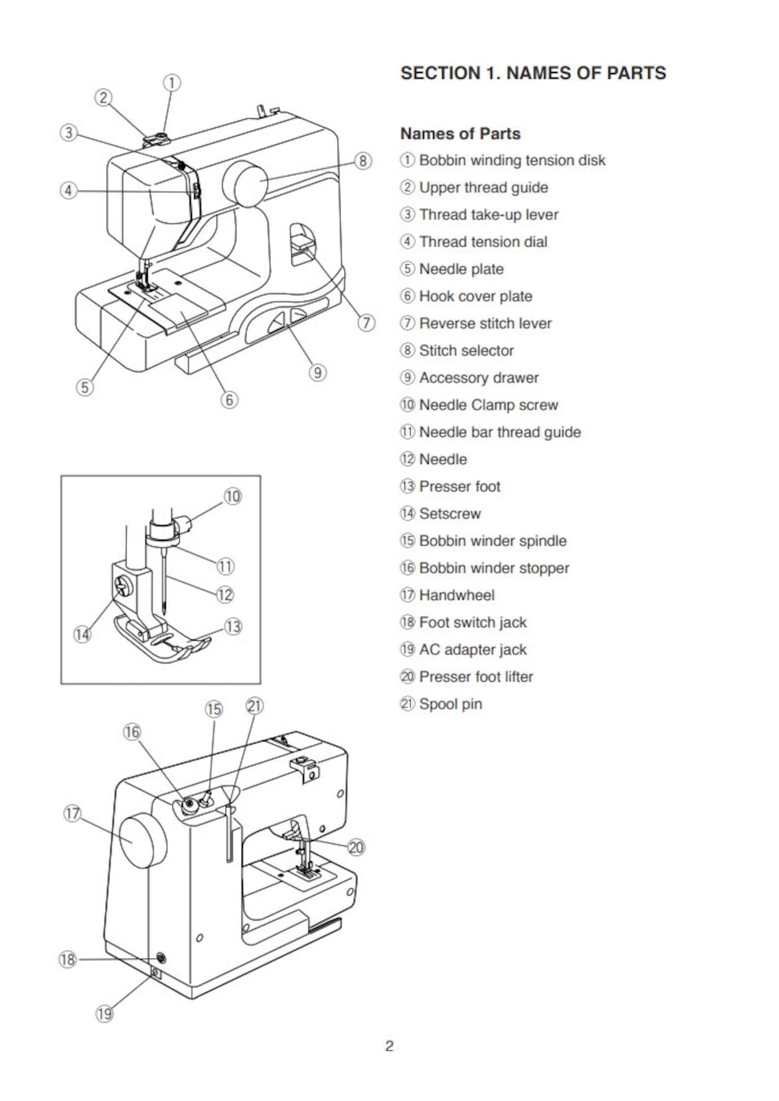 525B Derby Line Janome New Home Instruction Service / Repair Etsy