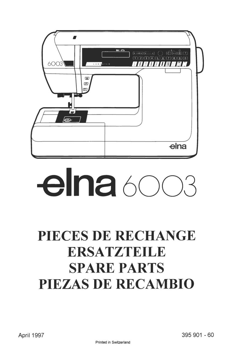 Elna 6003 Sewing Machine Manual