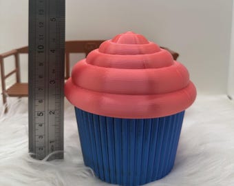 Cup Cake Container -large 3d printed