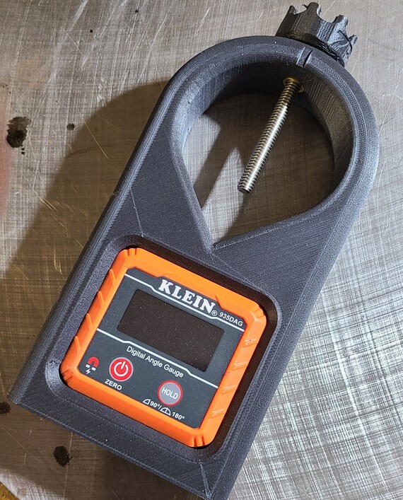 Tube bending clearance angle finder