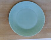 Fire King Jane Ray pattern Jadeite MARKED Dinner Plate (1)