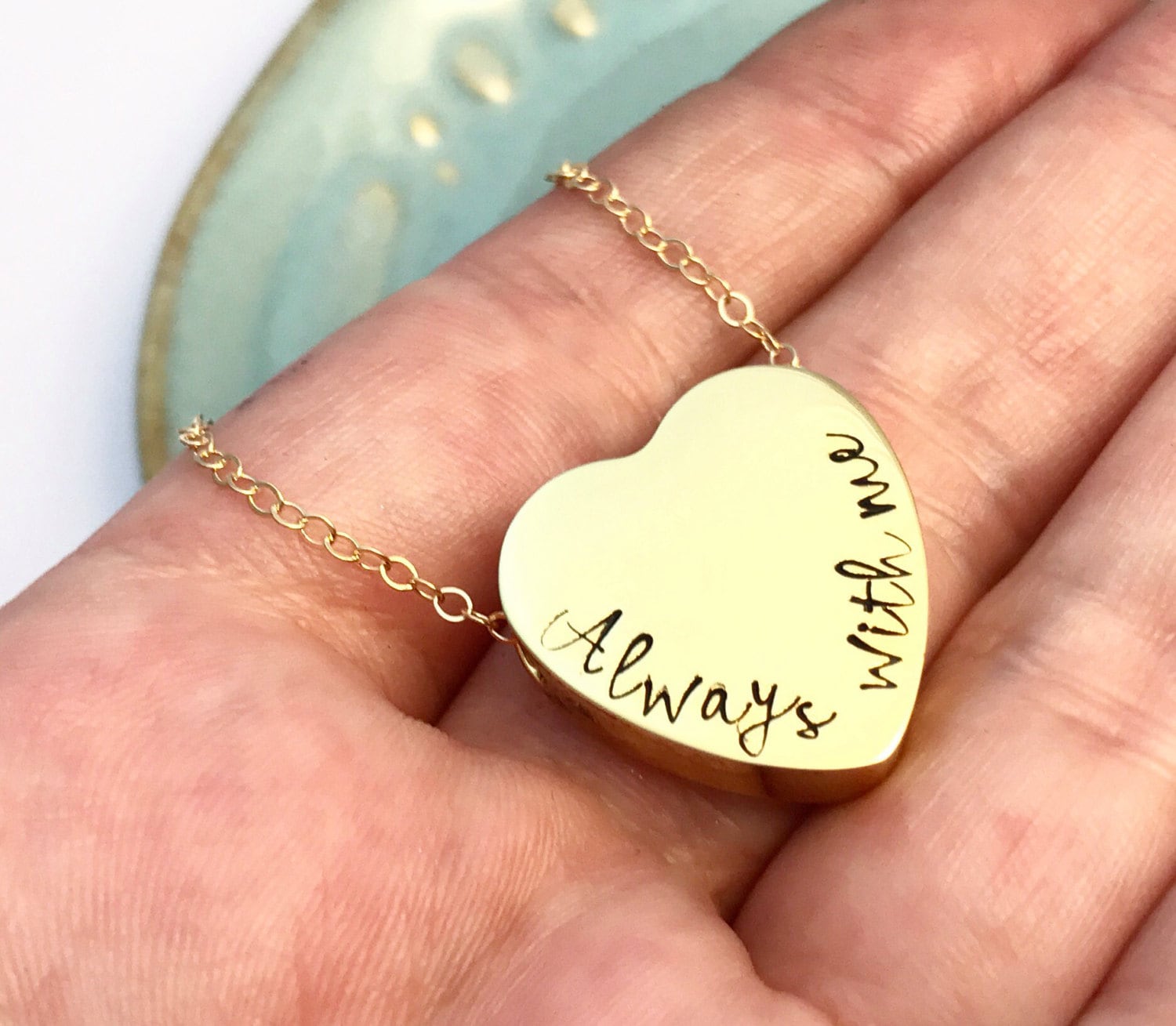 Cremation Jewelry for Ashes of Loved One or Pet Always in my Heart Urn Necklace Cremation Jewelry for Ashes of Loved One or Pet Always in my Heart Urn Necklace