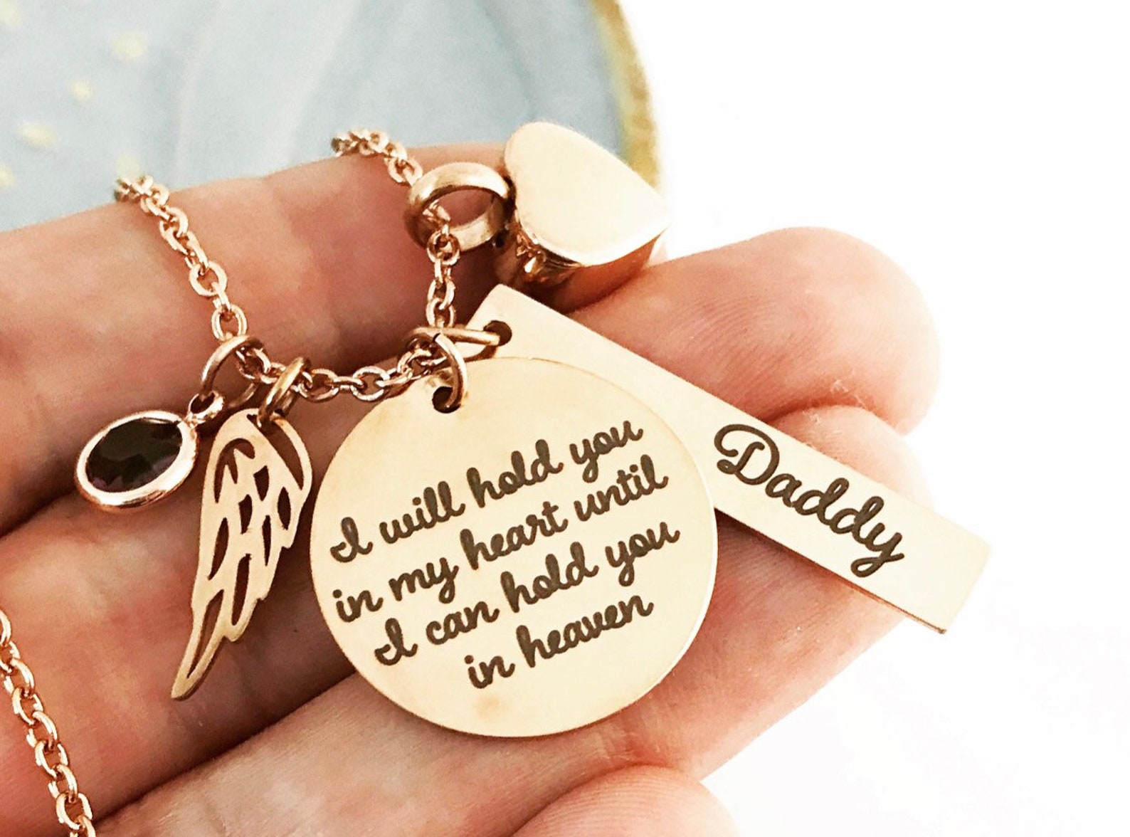 I Will Hold You in My Heart Until I Can Hold You in Heaven - Etsy