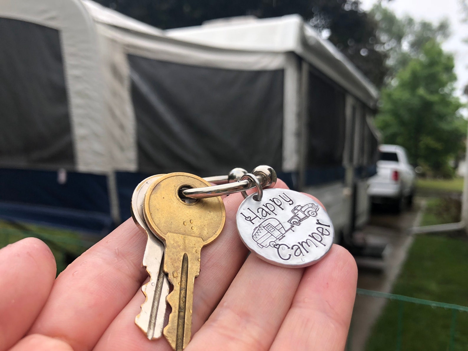 Happy Camper Key Chain RV Keys Trailer Truck Camping Etsy happy-camper-key-chain-rv-keys-trailer-truck-camping-etsy