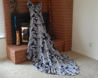 holoku wedding dress