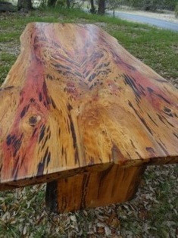 Items similar to This is a Bookmatch Cypress Slab Table with a natural