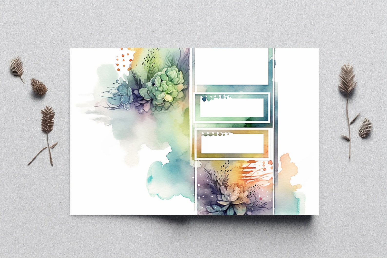 Cover Brochure Diary Template / 7 Download Files/ Printable - Etsy