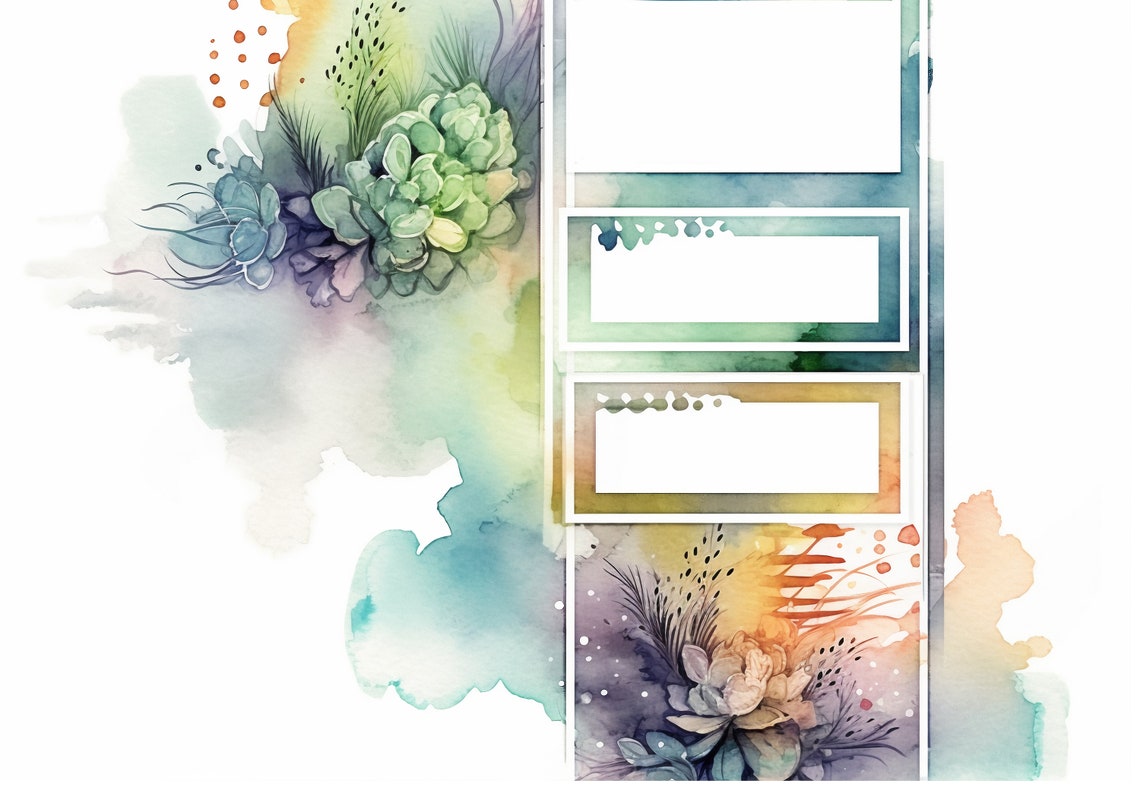 Cover Brochure Diary Template / 7 Download Files/ Printable - Etsy