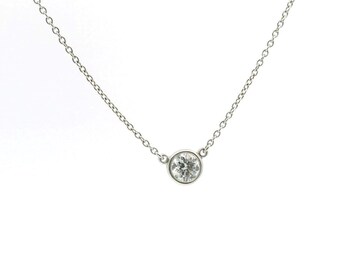 Tiffany&Co Diamonds by the Yard Necklace in Platinum