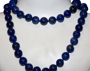 Lapis Lazuli Beads Estate Necklace