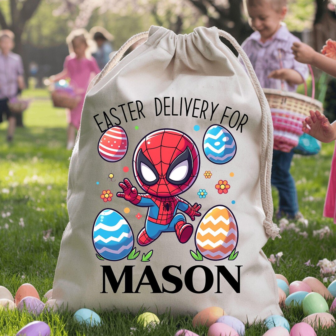 Personalised Name Easter Bag - Boys