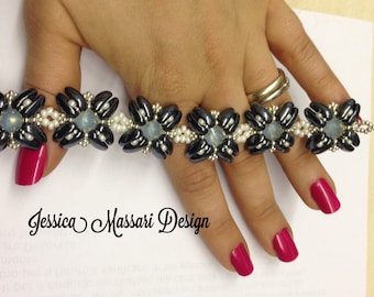 DIY ITA/ENG Tutorial Elegantes Armband mit Chiliperlen - Zeremonienarmband -