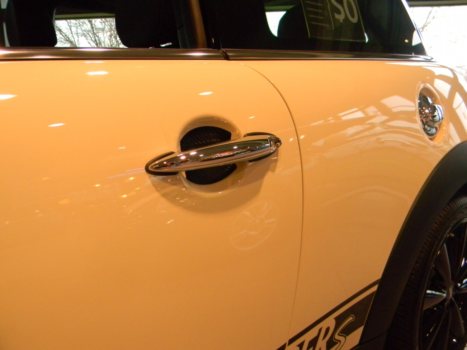 Mini Cooper Auto Accessoire New Auto Türgriff Kratzer Abdeckung Guards  Universal Fit 4 Tür Pack Kohlefaser Made in USA - .de