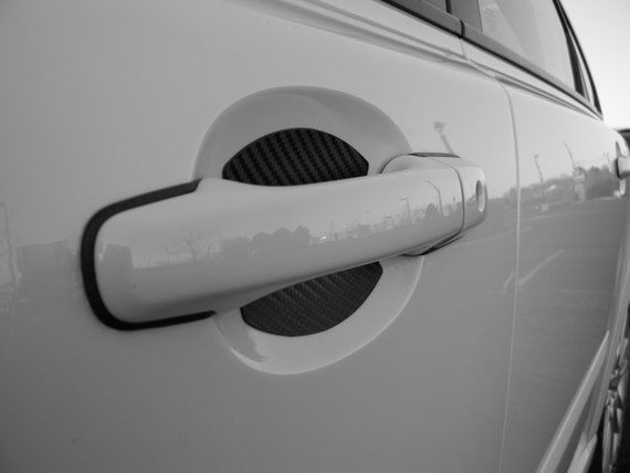 Carbon Fiber Auto Accessoire New Car Türgriff Kratzschutz Beschützer  Universal Fit 2 Door Pack Made in USA - .de