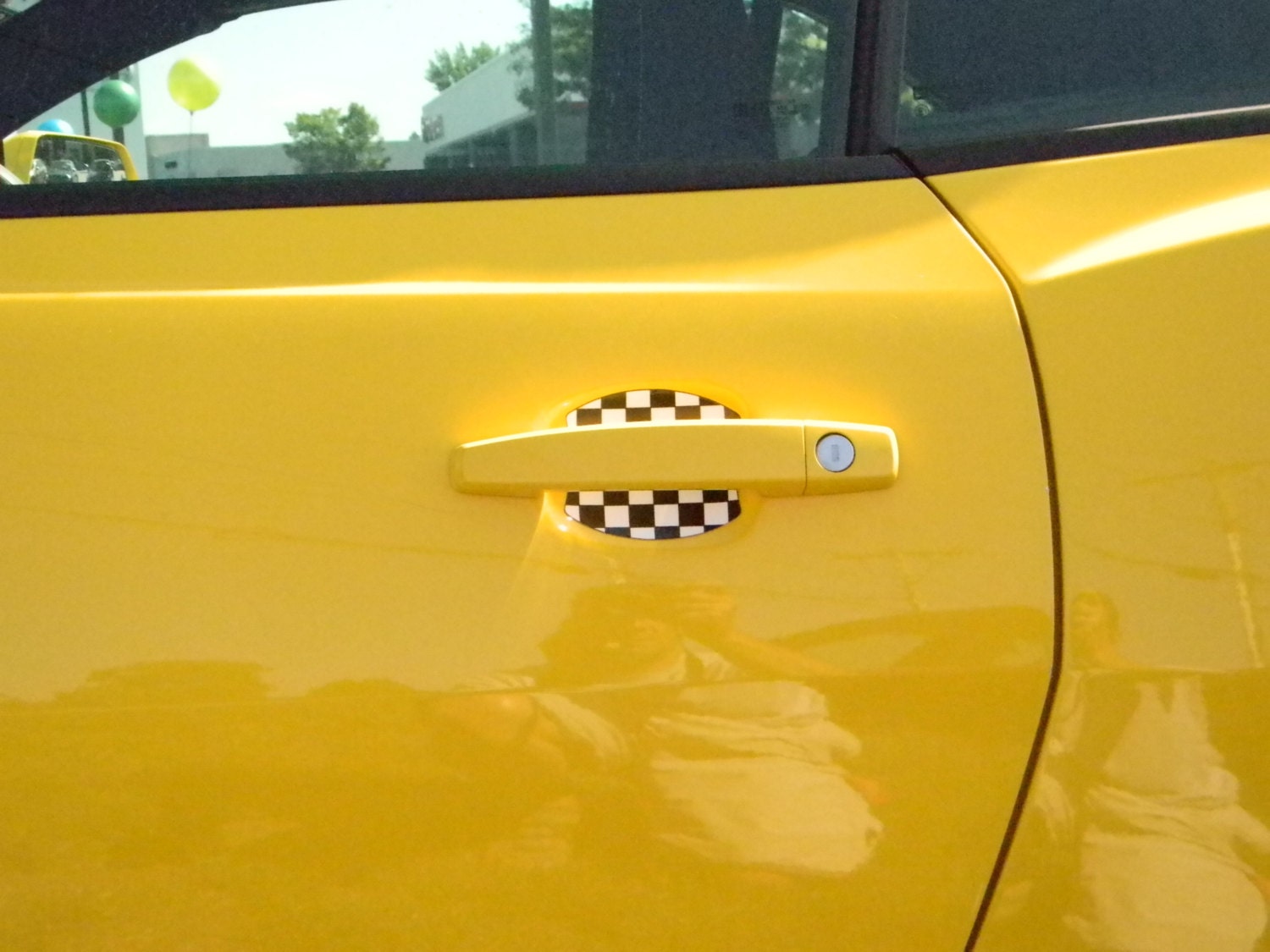 Mini Cooper Karierte Fahne Auto Accessoire Neuwagen Türgriff Kratzer  Abdeckung Wächter Universal Fit 2 Tür pack Made in USA - .de