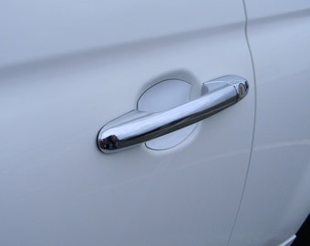Gloss White Auto Accessory Car Door Handle Scratch Cover Guards Universal Fit 2 Door Pack Made in USA New