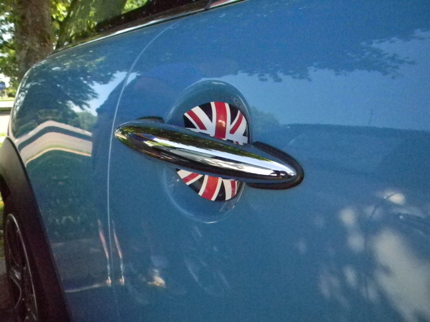 Mini Kupfer Britische Flagge Union Jack Auto Accessoire New Auto