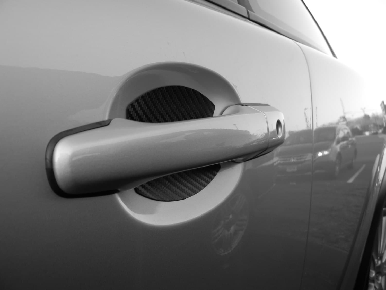 Habubu Elk jaar Mainstream Auto deur handvat Auto accessoire zwarte koolstofvezel kras - Etsy België
