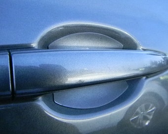 Silber Metallic Auto Accessoire Auto Türgriff Kratzer Abdeckung Guards  Universal Fit 4 Tür Pack Made in USA Neu - .de