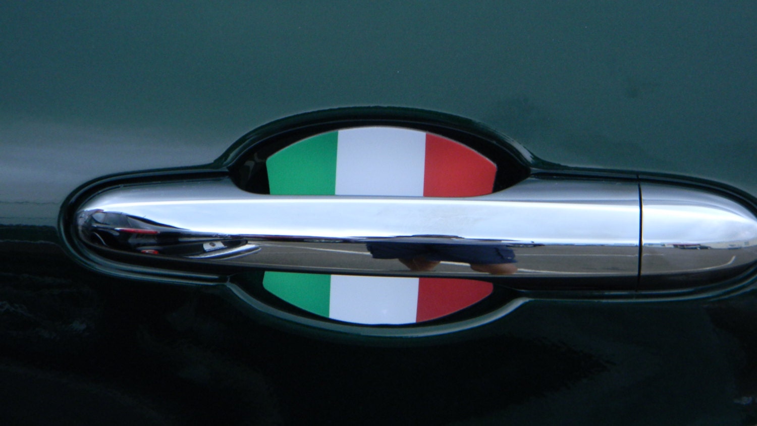 FIAT 500 Italienische Flagge Auto Zubehör Auto Türgriff Kratzer Abdeckung  Guards Universal Fit 4 Tür Pack Made in USA Neu - .de
